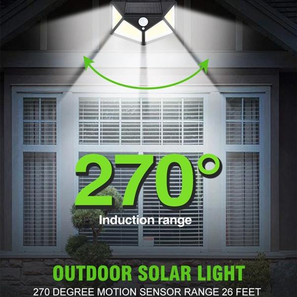 Solar-powered LED security lamp for garden and outdoor use Solar-powered LED security lamp for garden and outdoor use
